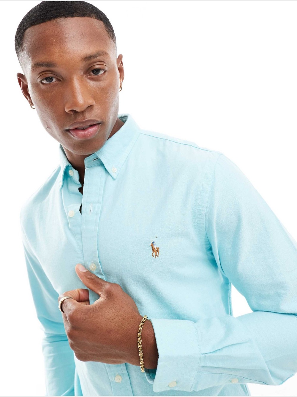 Polo Ralph Lauren Iconic Logo Oxford Shirt - Picture 9 of 14